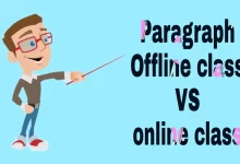 Paragraph offline and online class