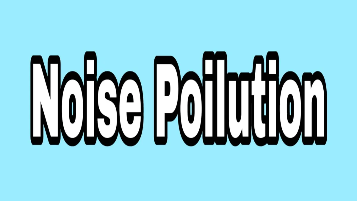 Students suffer from noise pollution