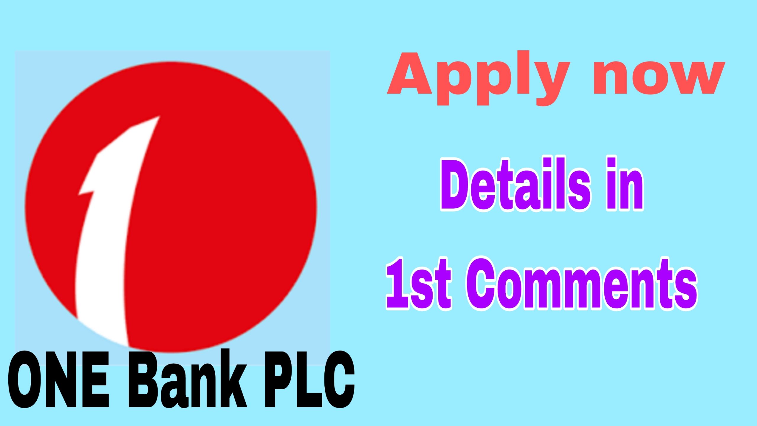 Job in One Bank PLC 2024